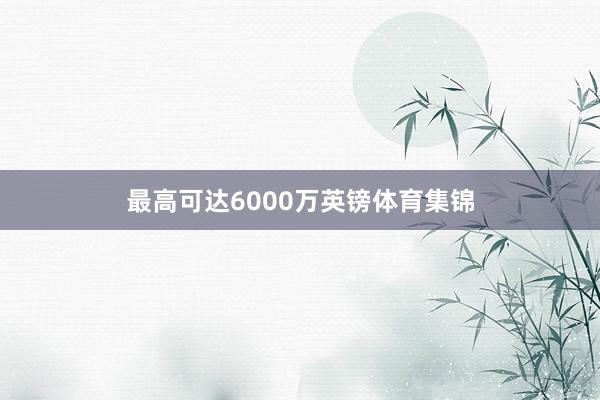 最高可达6000万英镑体育集锦