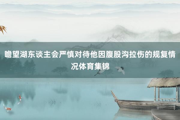 瞻望湖东谈主会严慎对待他因腹股沟拉伤的规复情况体育集锦