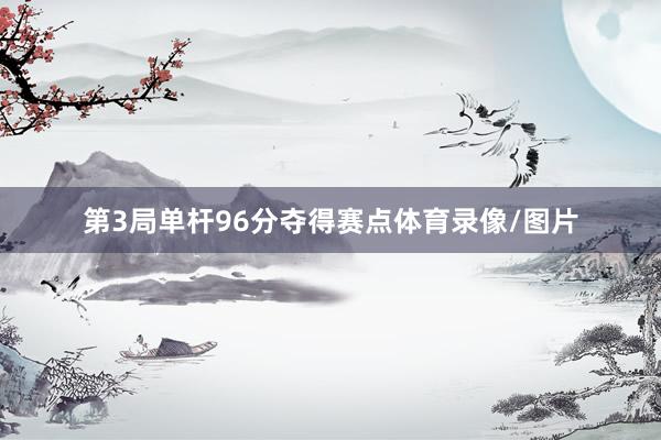 第3局单杆96分夺得赛点体育录像/图片