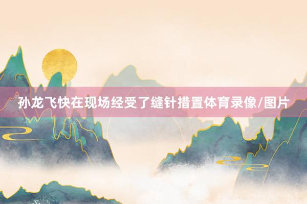 孙龙飞快在现场经受了缝针措置体育录像/图片