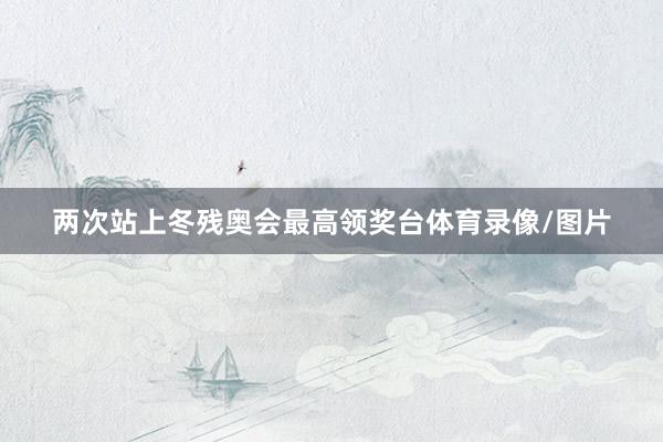 两次站上冬残奥会最高领奖台体育录像/图片